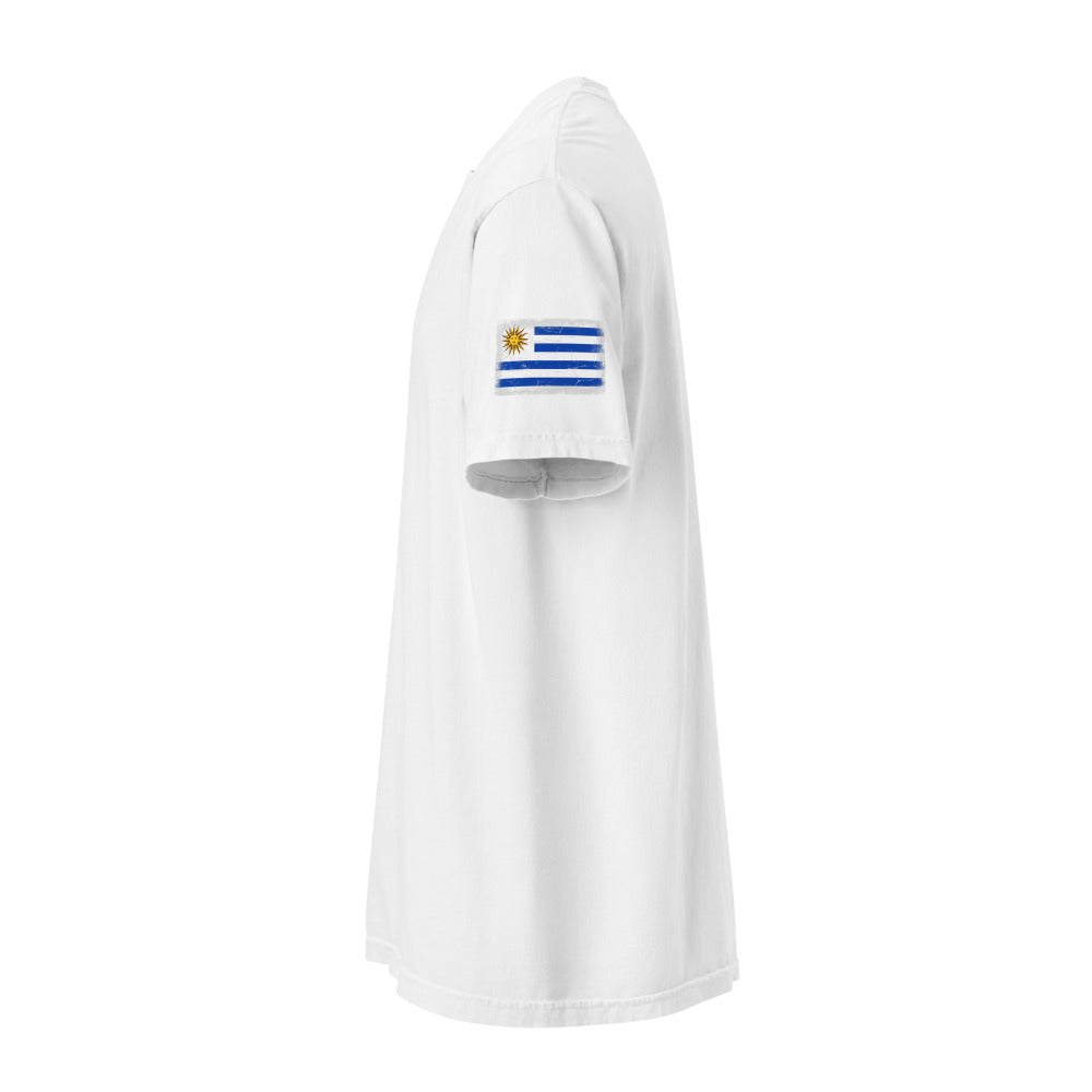 Uruguay Flag Tee — Sleeve — White
