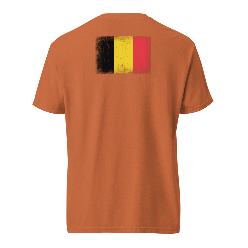 Belgium Flag Tee — Back — Yam