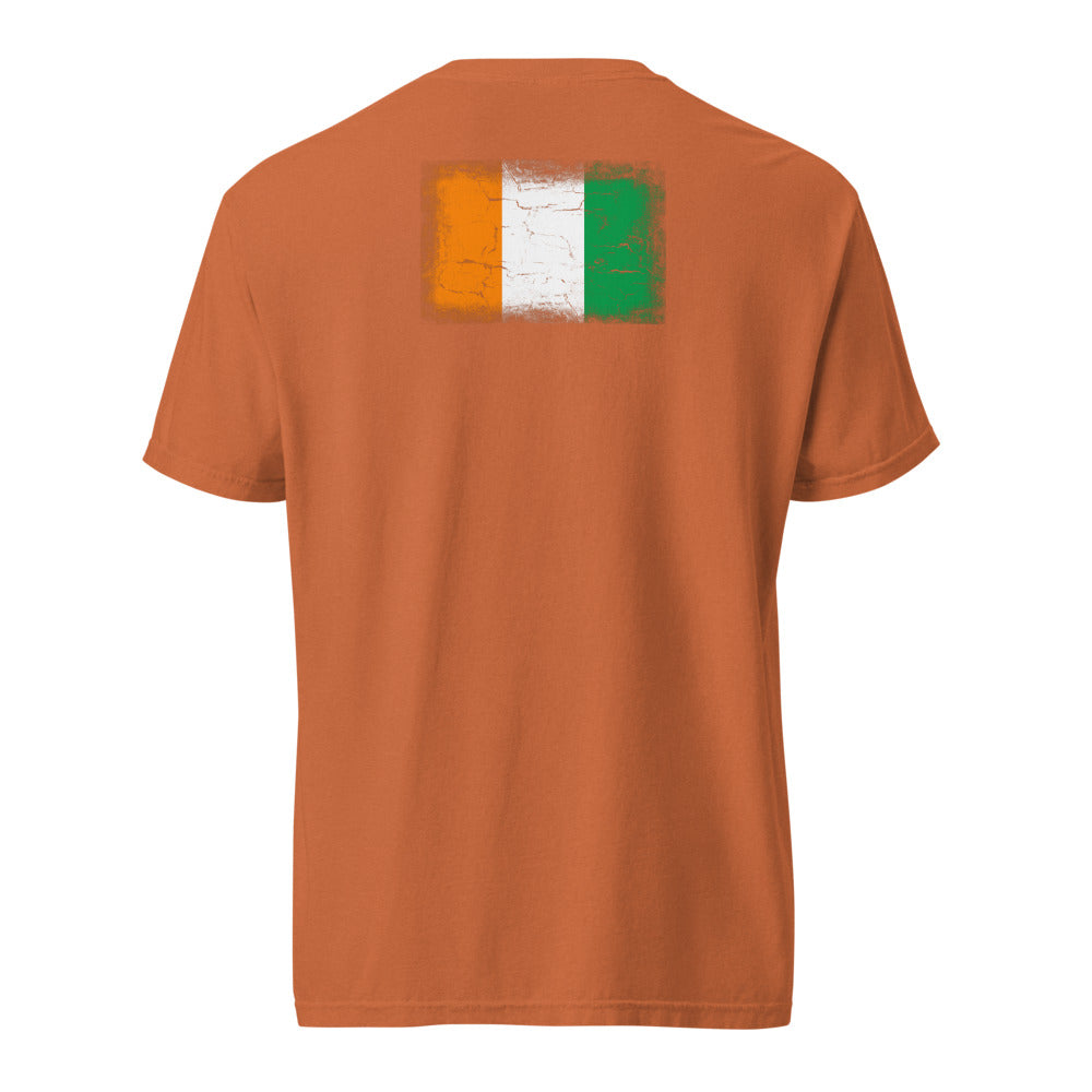 Côte d'Ivoire Flag Tee — Back — Yam