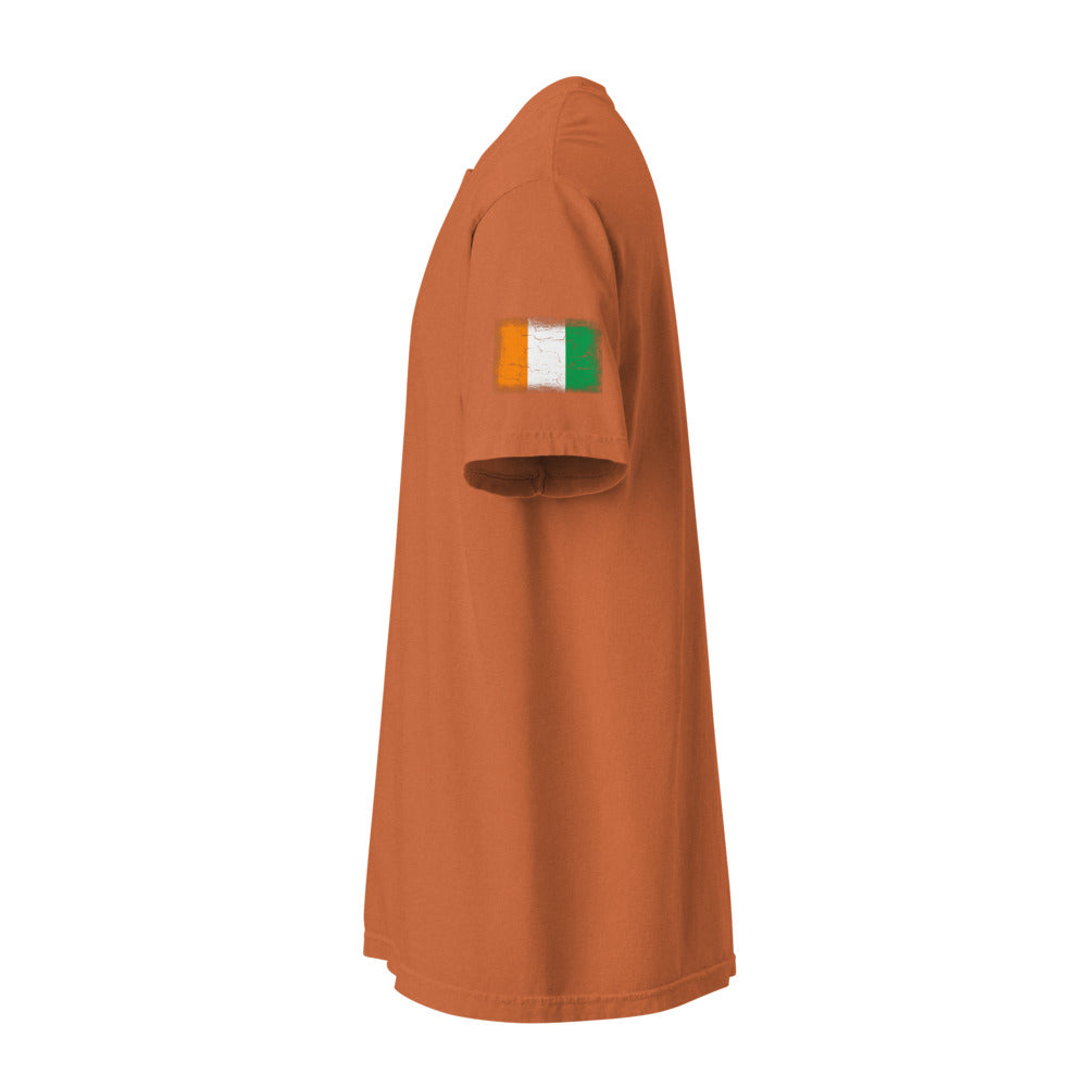 Côte d'Ivoire Flag Tee — Sleeve — Yam