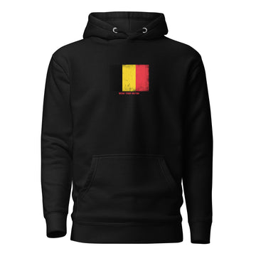 Belgium Flag Hoodie | Unisex | Heavyweight Fleece
