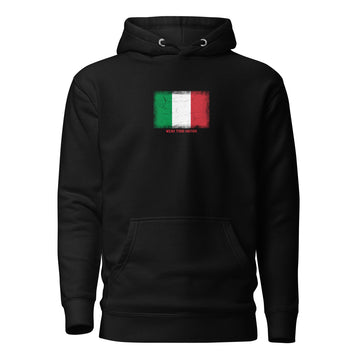 Italy Flag Hoodie | Unisex | Heavyweight Fleece
