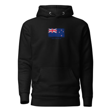 New Zealand Flag Hoodie | Unisex | Heavyweight Fleece