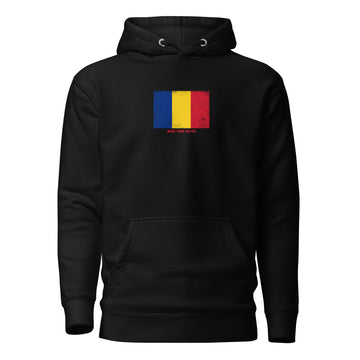 Romania Flag Hoodie | Unisex | Heavyweight Fleece