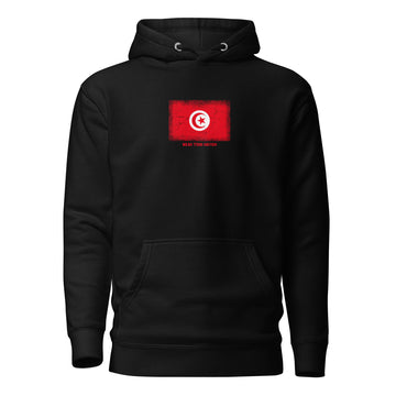 Tunisia Flag Hoodie | Unisex | Heavyweight Fleece
