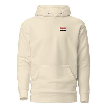 Egypt Flag Hoodie | Front | Unisex | Heavyweight Fleece
