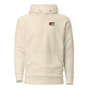 Jordan Flag Hoodie | Front | Unisex | Heavyweight Fleece