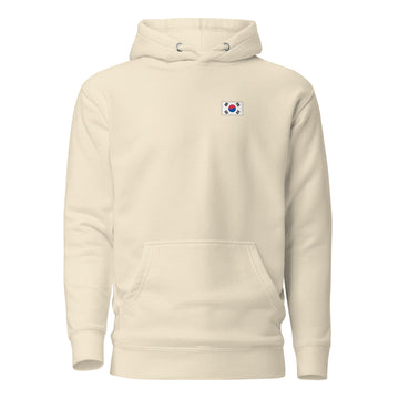 South Korea Flag Hoodie | Front | Unisex | Heavyweight Fleece