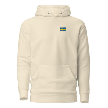 Sweden Flag Hoodie | Front | Unisex | Heavyweight Fleece