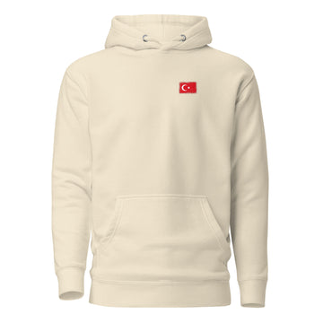 Turkey Flag Hoodie | Front | Unisex | Heavyweight Fleece