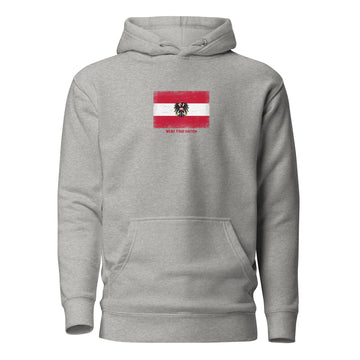 Austria Flag Hoodie | Unisex | Heavyweight Fleece