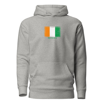 Côte d'Ivoire Flag Hoodie | Unisex | Heavyweight Fleece