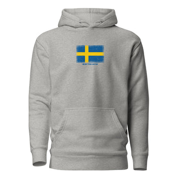 Sweden Flag Hoodie | Unisex | Heavyweight Fleece