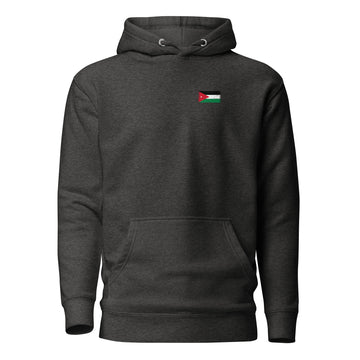 Jordan Flag Hoodie | Front | Unisex | Heavyweight Fleece