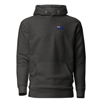 New Zealand Flag Hoodie | Front | Unisex | Heavyweight Fleece