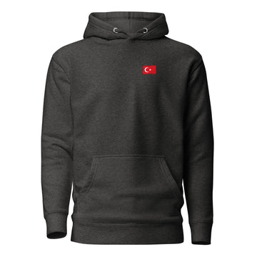 Turkey Flag Hoodie | Front | Unisex | Heavyweight Fleece