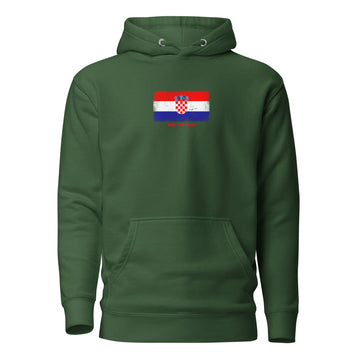 Croatia Flag Hoodie | Unisex | Heavyweight Fleece