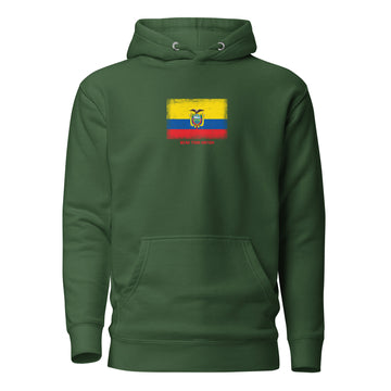 Ecuador Flag Hoodie | Unisex | Heavyweight Fleece