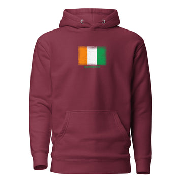 Côte d'Ivoire Flag Hoodie | Unisex | Heavyweight Fleece