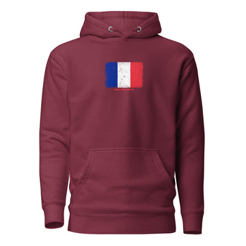 France Flag Hoodie | Unisex | Heavyweight Fleece