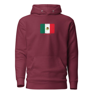 Mexico Flag Hoodie | Unisex | Heavyweight Fleece