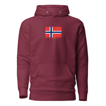 Norway Flag Hoodie | Unisex | Heavyweight Fleece