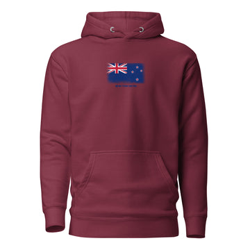 New Zealand Flag Hoodie | Unisex | Heavyweight Fleece