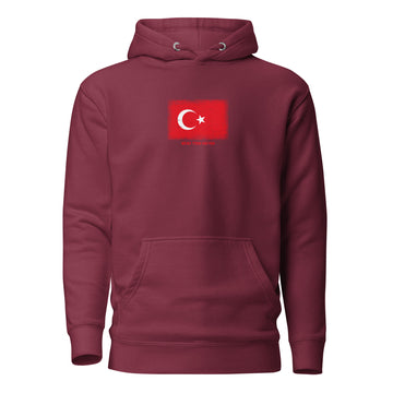 Turkey Flag Hoodie | Unisex | Heavyweight Fleece
