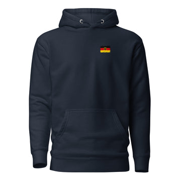 Germany Flag Hoodie | Front | Unisex | Heavyweight Fleece