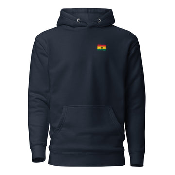 Ghana Flag Hoodie | Front | Unisex | Heavyweight Fleece