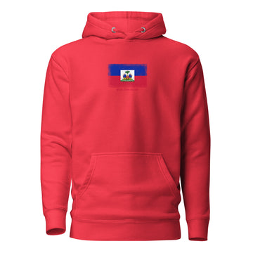 Haiti Flag Hoodie | Unisex | Heavyweight Fleece