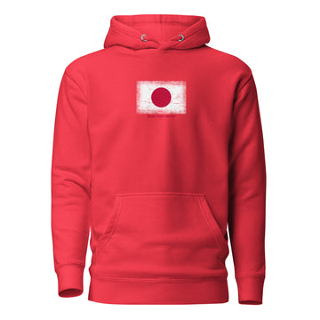 Japan Flag Hoodie | Unisex | Heavyweight Fleece