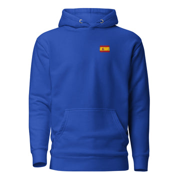 Spain Flag Hoodie | Front | Unisex | Heavyweight Fleece