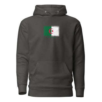 Algeria Flag Hoodie | Unisex | Heavyweight Fleece