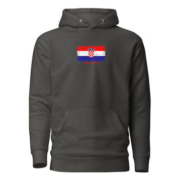 Croatia Flag Hoodie | Unisex | Heavyweight Fleece