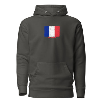 France Flag Hoodie | Unisex | Heavyweight Fleece