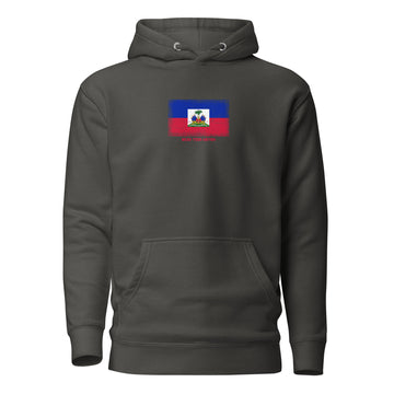 Haiti Flag Hoodie | Unisex | Heavyweight Fleece