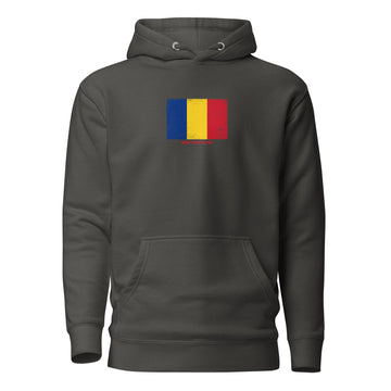 Romania Flag Hoodie | Unisex | Heavyweight Fleece