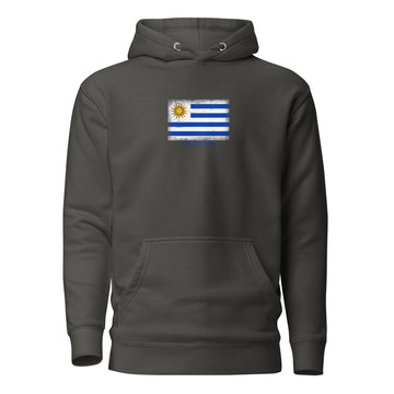 Uruguay Flag Hoodie | Unisex | Heavyweight Fleece