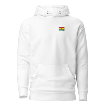 Ghana Flag Hoodie | Front | Unisex | Heavyweight Fleece