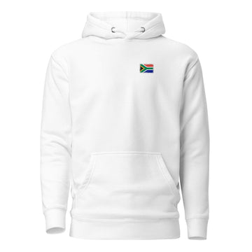 South Africa Flag Hoodie | Front | Unisex | Heavyweight Fleece