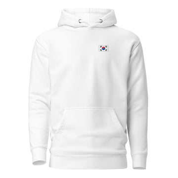 South Korea Flag Hoodie | Front | Unisex | Heavyweight Fleece