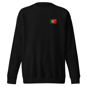 Portugal Flag Sweatshirt | Front | Unisex | Premium Fleece