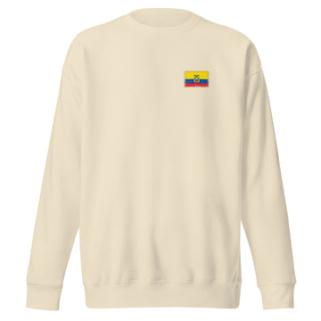 Ecuador Flag Sweatshirt | Front | Unisex | Premium Fleece