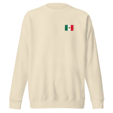 Mexico Flag Sweatshirt | Front | Unisex | Premium Fleece