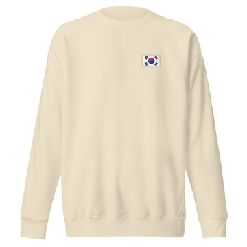 South Korea Flag Sweatshirt | Front | Unisex | Premium Fleece