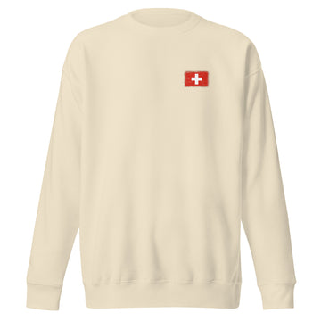 Switzerland Flag Sweatshirt | Front | Unisex | Premium Fleece