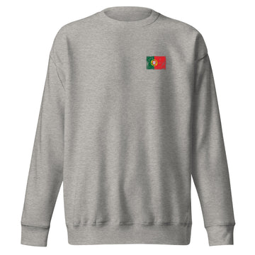 Portugal Flag Sweatshirt | Front | Unisex | Premium Fleece