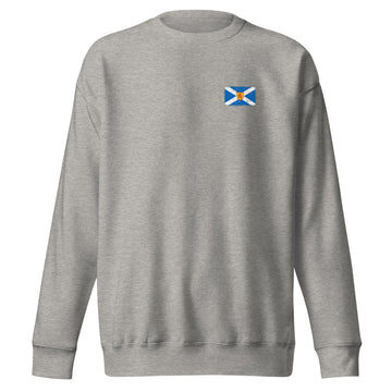 Scotland Flag Sweatshirt | Front | Unisex | Premium Fleece