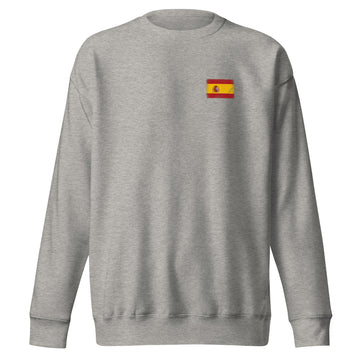 Spain Flag Sweatshirt | Front | Unisex | Premium Fleece